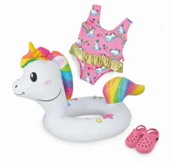 Heless GmbH Puppenzubehör>Puppen-Schwimmset ''Einhorn Henri'', Gr. 28-35 cm