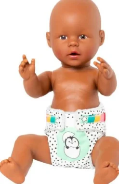 Heless GmbH Puppenzubehör>Puppen-Stoffwindeln Pinguin Pünktchen, 2 Stück, Gr