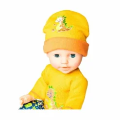 Heless GmbH Puppenzubehör>Puppen-Strickmütze Dino, Gr. 28-35 cm