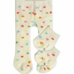 Heless GmbH Puppenzubehör>Puppen-Strumpfhose mit Söckchen ''Herz Konfetti'',