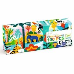 Djeco Kinderpuzzle>Puzzle Gallerie: Dschungel, 100 Teile