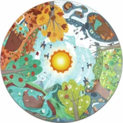 Hape Kleinkindpuzzle|Spielen>Puzzle "Vier Jahreszeiten"