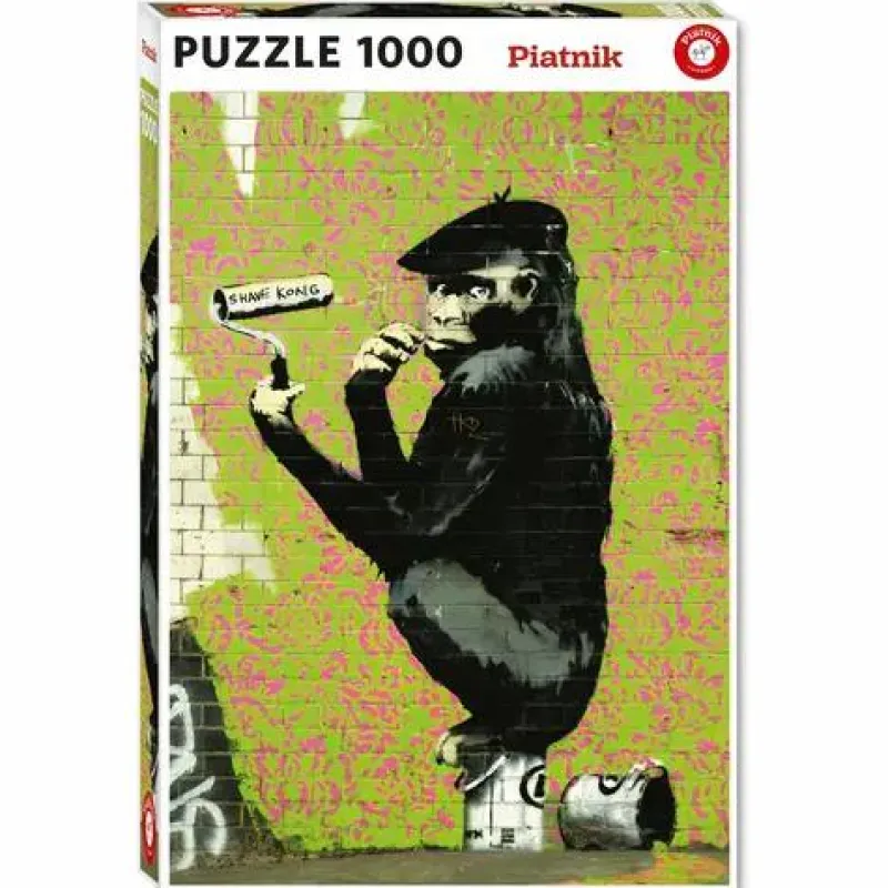 Piatnik Erwachsenenpuzzle>Pz Banksy - Roller Chimp 1000 Teile