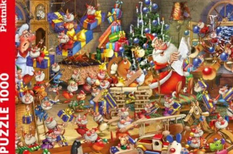 Piatnik Erwachsenenpuzzle>Pz Christmas Chaos 1000 Teile