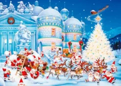 Piatnik Erwachsenenpuzzle>Pz Weihnachten Toy Factory 1000 Teile