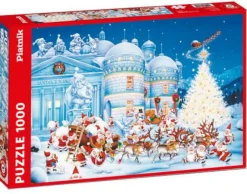 Piatnik Erwachsenenpuzzle>Pz Weihnachten Toy Factory 1000 Teile