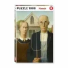 Piatnik Erwachsenenpuzzle>Pz Wood - American Gothic 1000 Teile