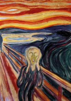 Piatnik Erwachsenenpuzzle>Pz.Edvard Munch - Der Schrei 1000 Teile