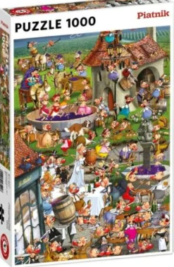 Piatnik Erwachsenenpuzzle>Pz.Ruyer - Story of Wine 1000 Teile