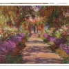 Piatnik Erwachsenenpuzzle>Pz.Weg in Monets Garten in Giverny 1000 Teile
