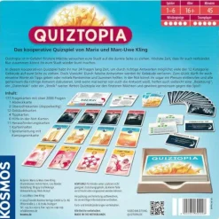 Kosmos Familien- Und Gesellschaftsspiele>Quiztopia - Gemeinsam gegen das Spiel - das kooper
