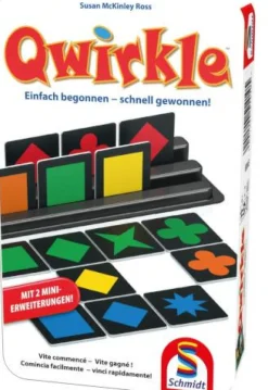 Schmidt Spiele Kinderspiele>Qwirkle (Metalldose) - Mitbringspiel