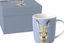 IHR Henkelbecher>RABBIT BUSTER Blue Porzellanbecher