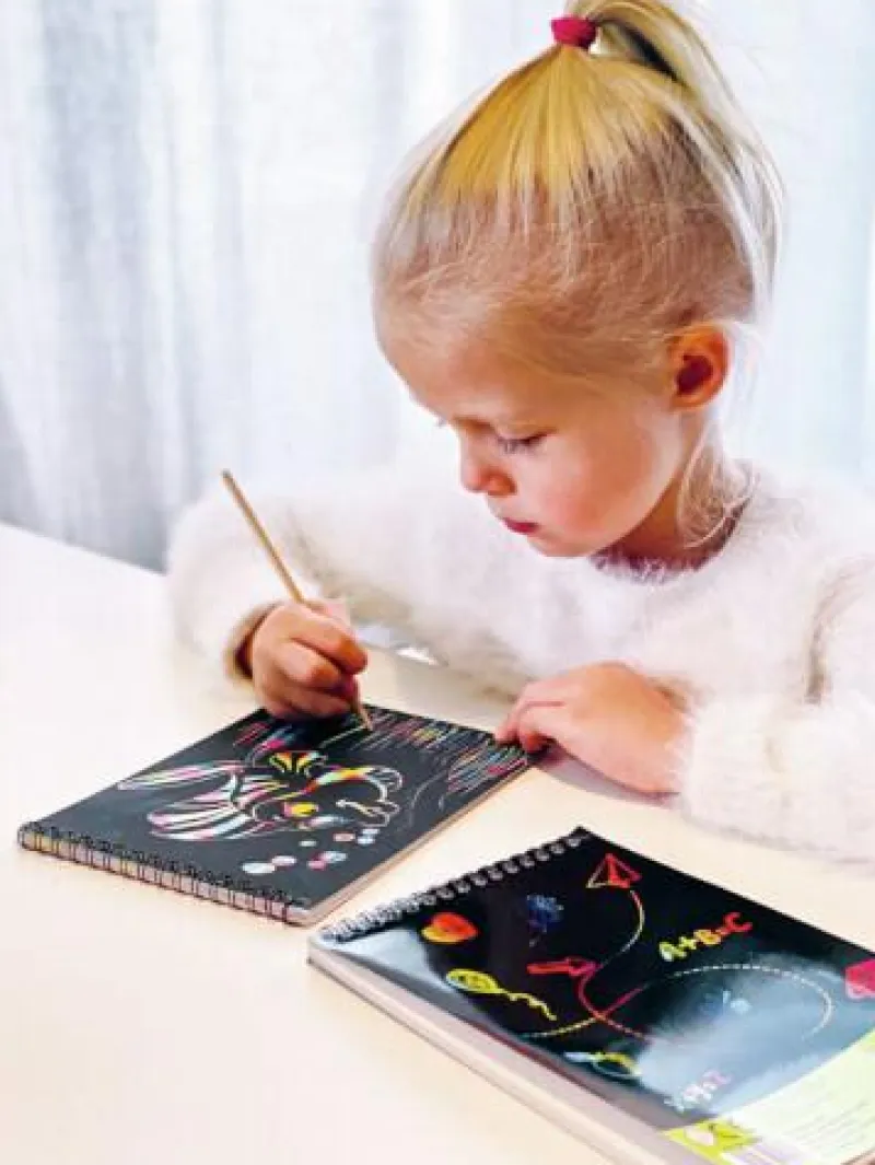 Beleduc Basteln>Rainbow Arts Kratzblock