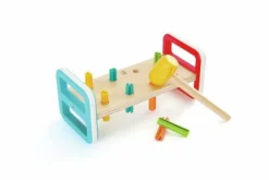 Hape Spielen>Regenbogen-Klopfbank