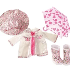 Götz Puppen Puppenzubehör>Regenmantel/hut, 50cm