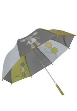 Sterntaler Regenschirme>Regenschirm Eddy+Happy mattgrün