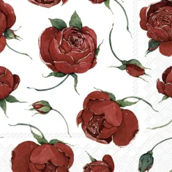 IHR Servietten Und Serviettenringe|Servietten>ROSELLA white Lunch-Servietten L 952890