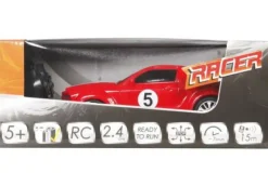 Racer Fahrzeuge Und Fluggeräte>Roter Sportwagen mit weißen Streifen 2.4GHz