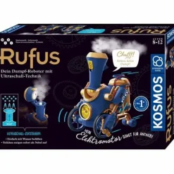 Kosmos Interaktive Baukästen>Rufus - Dein Dampf-Roboter mit Ultraschall-Technik