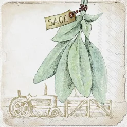 IHR Servietten|Servietten Und Serviettenringe>SAGE cream Lunch-Servietten L 946060