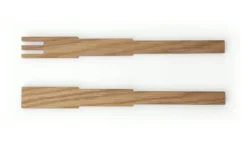 Continenta Edelstahl Und Kunststoff>Salatbesteck Pixel Eichenholz