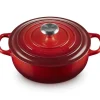 Le Creuset Töpfe Guss Und Silagan>Sauteuse Signature 24 cm Kirschrot