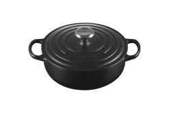 Le Creuset Töpfe Guss Und Silagan>Sauteuse Signature 24 cm Schwarz