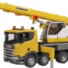 Bruder Fahrzeuge Und Fluggeräte>Scania Super 560R Liebherr Kran-LKW mit Licht+Soun
