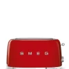 Smeg Toaster Und Sonstige Elektrokleingeräte>4-Scheiben Toaster - Rot