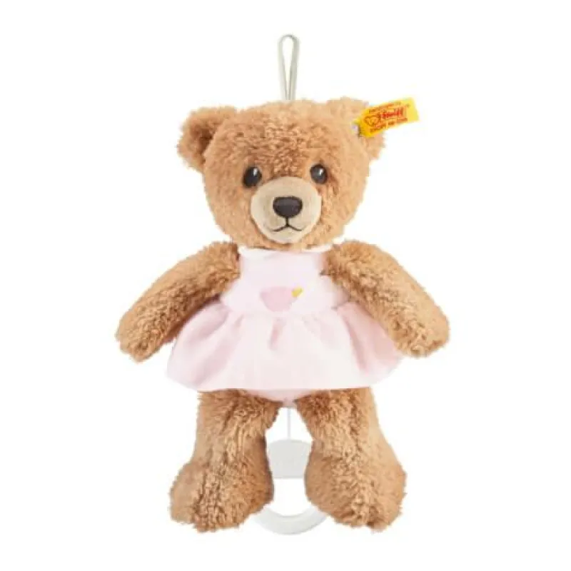 Steiff Spieluhren Und Mobile>Schlaf Gut Bär Spieluhr 20cm rosa