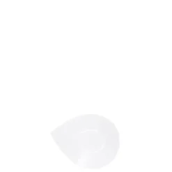 KPM Weiß>Schälchen blattförmig 12,5cmx8cm Urania Weiss