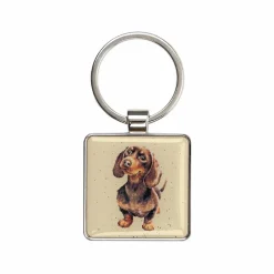 Wrendale Desings Ltd Schlüssselkasten Und Schlüsselanhänger>Schlüsselanhänger - Dachshund (Dackel)