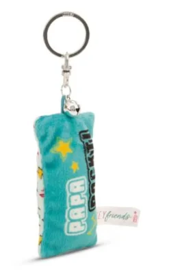 NICI Schlüssselkasten Und Schlüsselanhänger>Schlüsselanhänger - mini Plüschkissen Papa rockt!