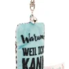 NICI Schlüssselkasten Und Schlüsselanhänger>Schlüsselanhänger - mini Plüschkissen Warum? Weil