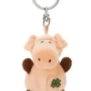 NICI Schlüssselkasten Und Schlüsselanhänger>Schlüsselanhänger - Schwein mit Kleeblatt 5 cm