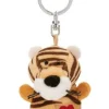 NICI Schlüssselkasten Und Schlüsselanhänger>Schlüsselanhänger - Tiger mit Herz 5 cm