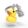 Romanowski Design Schlüssselkasten Und Schlüsselanhänger>Schlüsselanhänger Duck gelb/orange/ chromfarben, 6