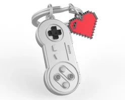 Romanowski Design Schlüssselkasten Und Schlüsselanhänger>Schlüsselanhänger Game Controller, matt chrome, mi