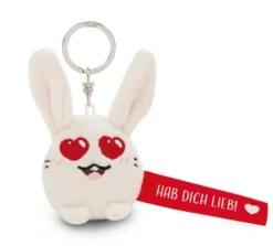 NICI Schlüssselkasten Und Schlüsselanhänger>Schlüsselanhänger Hase - Hab dich lieb! 5 cm