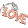 Romanowski Design Schlüssselkasten Und Schlüsselanhänger>Schlüsselanhänger Love, kupferfarben/chrom