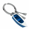 Romanowski Design Schlüssselkasten Und Schlüsselanhänger>Schlüsselanhänger Rowboat, blau/weiß
