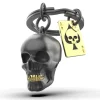 Romanowski Design Schlüssselkasten Und Schlüsselanhänger>Schlüsselanhänger Skull, schwarz & gold