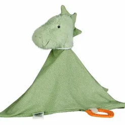 Sterntaler Kuscheln>Schmusetuch M Dino Rexi, Steingrün