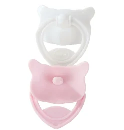 Götz Puppen Puppenzubehör>Schnuller rosa/weiss