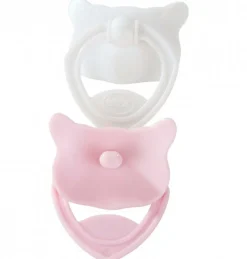 Götz Puppen Puppenzubehör>Schnuller rosa/weiss