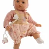 Schildkröt-Puppen Spielpuppen>Schnullerbaby "Amy" Kleidung rose mit Früchten, Gr