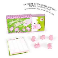 Trendhaus Familien- Und Gesellschaftsspiele>Schweinchen - Würfelspiel 5er-Set
