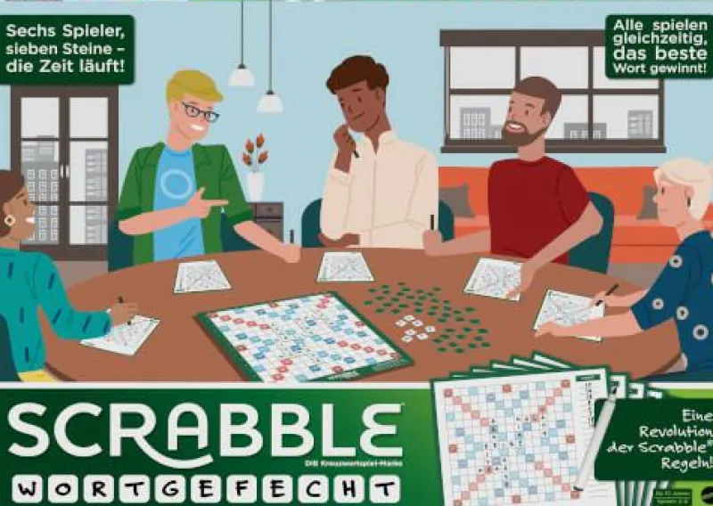 Mattel Familien- Und Gesellschaftsspiele>Scrabble Wortgefecht