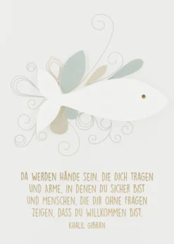 Räder Karten>Segenswunschkarte „Da werden Hände sein,die Dich t